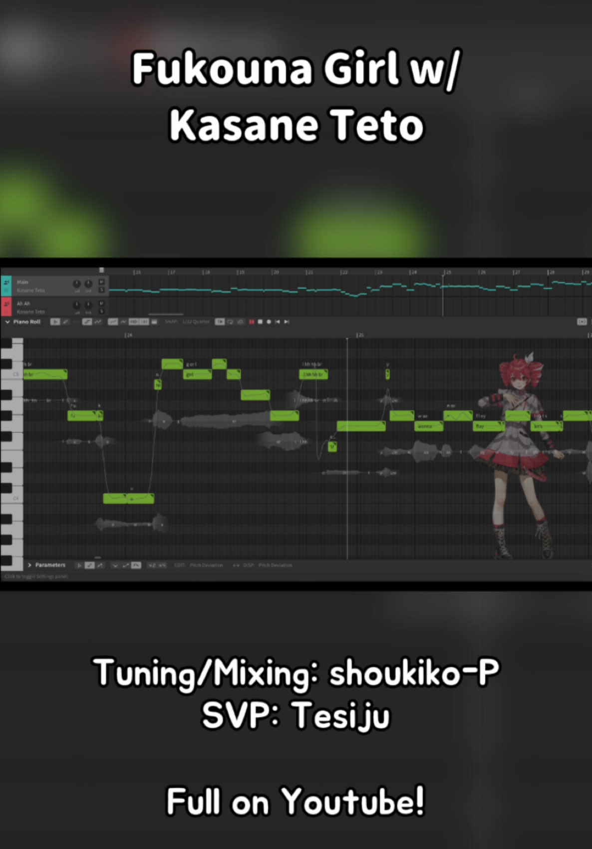 Full is out now! I can’t post full here for copyright reasons but it s on YouTube!!! Fukouna Girl with Kasane Teto!!! #teto #kasaneteto #tetokasane #重音テト #synthv #synthesizerv #synthesizervai #utau #utauloid #vocaloid #vocaloidmiku #miku #mikuhatsune #hatsunemiku #初音ミク #pjsk #colorfulstage #fyp #foryou #fypシ #プロセカ #projectsekai #projectsekaicolorfulstage #プロジェクトセカイ #kagaminelen #megurineluka #小春六花 #rosesynthv #fukounagirl #stomachbook 