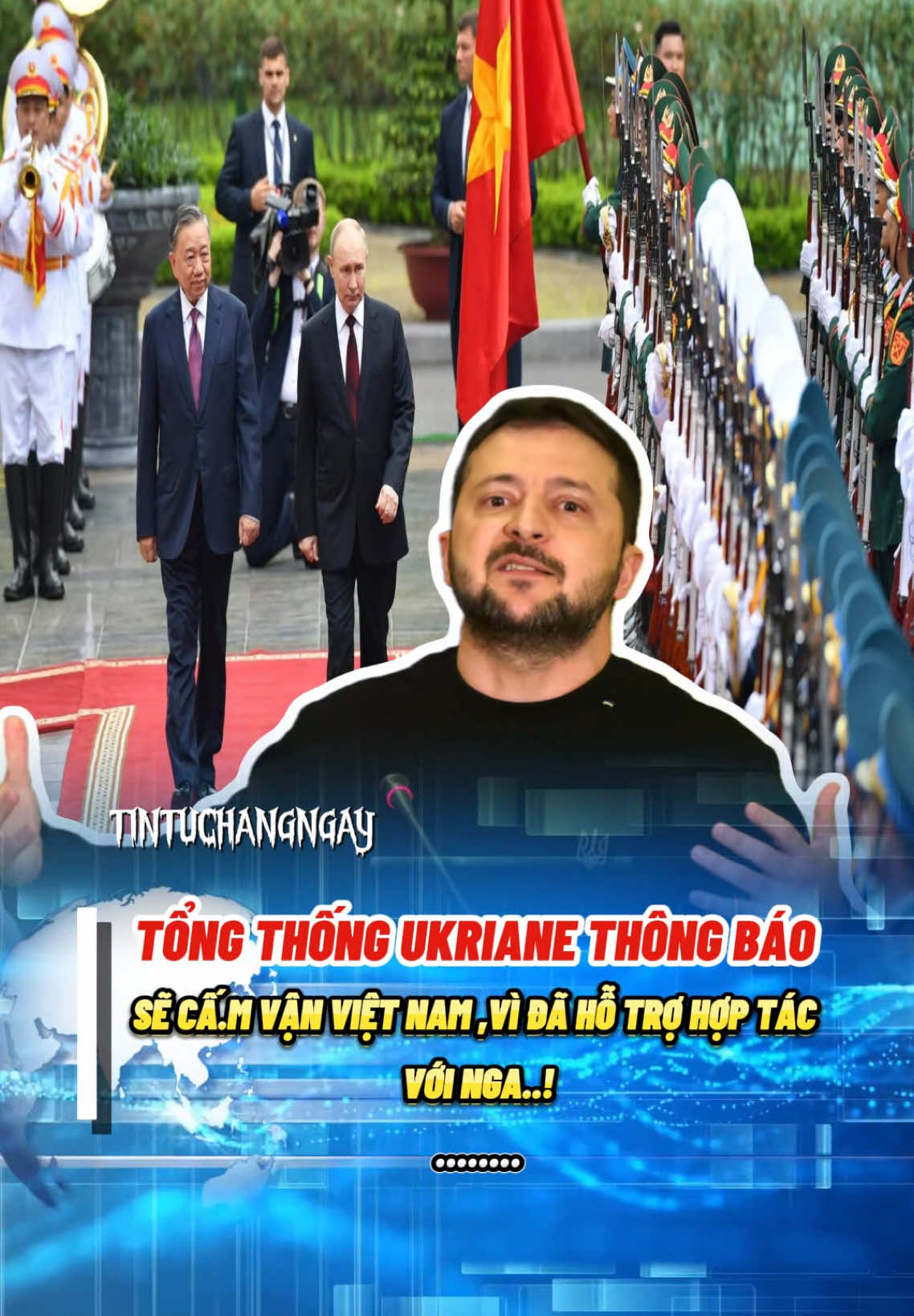 Ukraine cấm việt nam hợp tác với nga #tintuchangngay_ #tinchinhtri #quansuthegioi #quansu #tintuc24h #new 