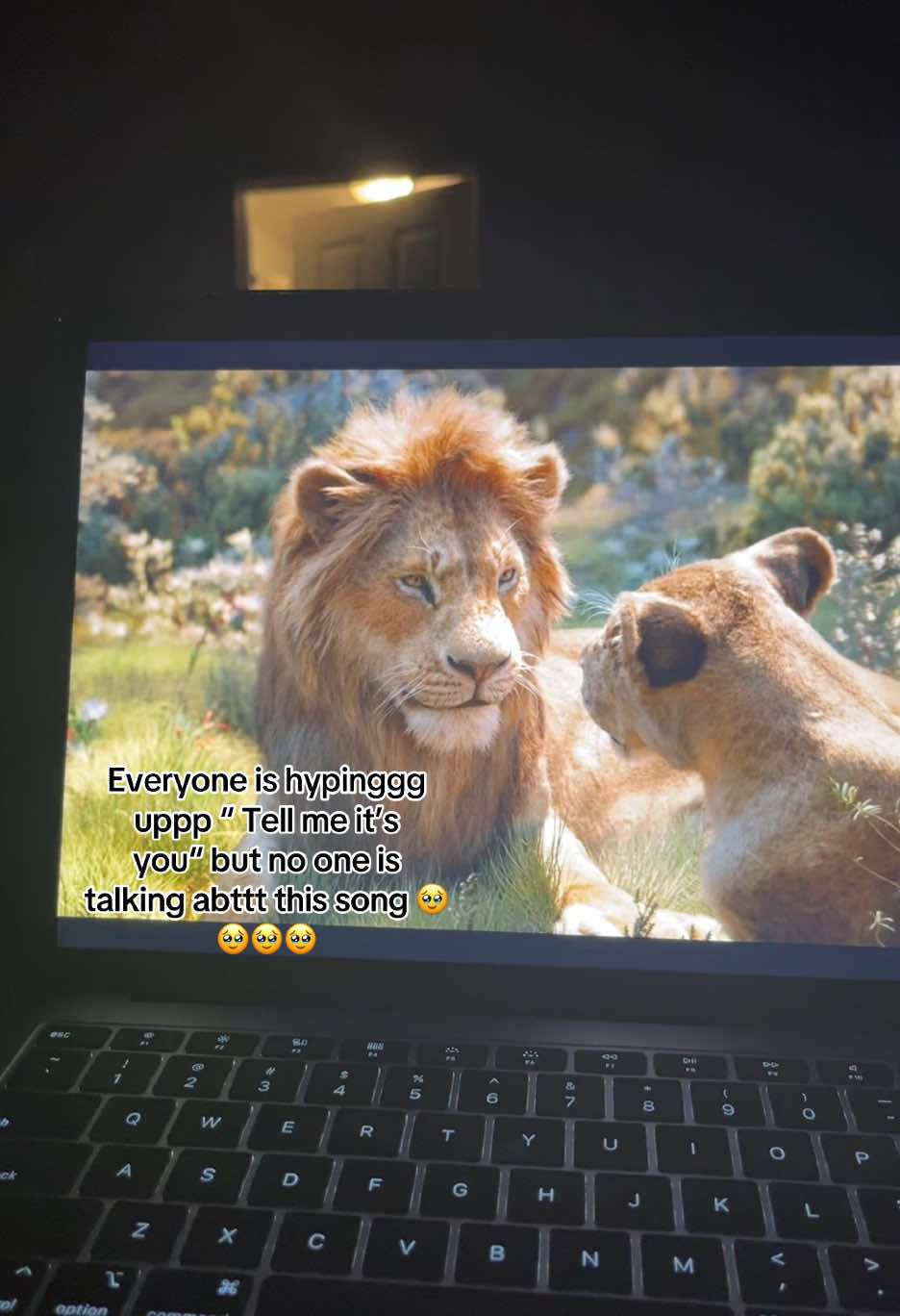 GUYSSS IKKK THIS SONG BEENNN TALKEDD ABTTT BUT I JUST WANTED TO BRING ATTENTION TO THE SONGG AGAINNN 😭😭😭|| Can you feel the loveee tonightttt 🥹🥹💞💞 Absolute BANGERRRR || #fyp #viral #mufasa #thelionking #lions #edit 