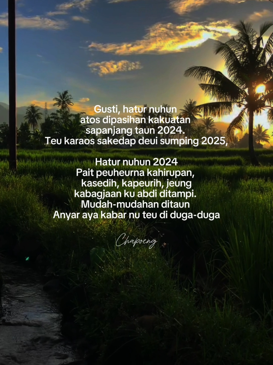 Mapag taun 2025...mugia rahayu pendak ditaun 2025😇🤲#xyzbca #fyppppppppppppppppppppppp #most #quotes #taunbaru #2025 #storysunda🍁 #Sastradirdja✨ 