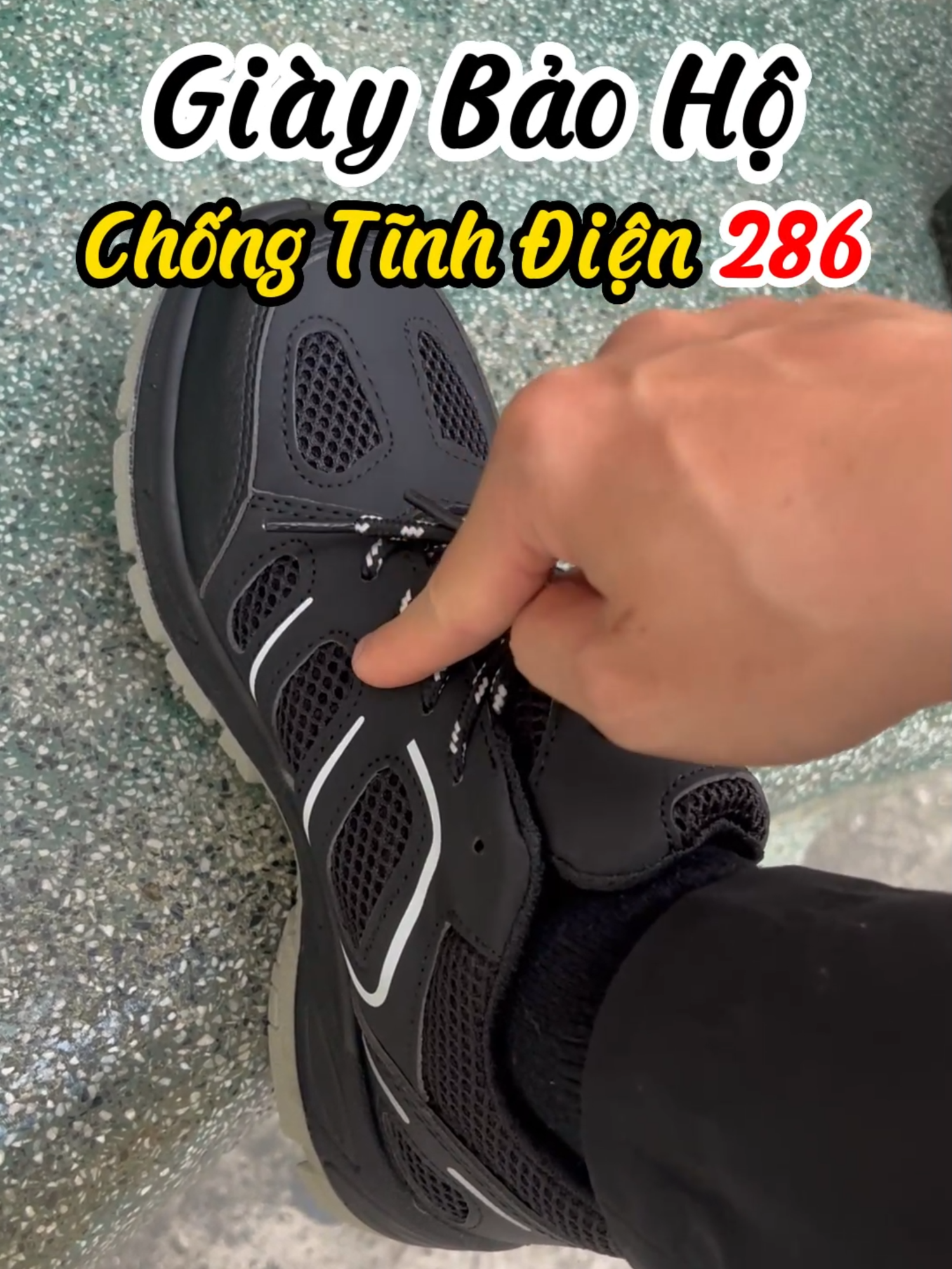 Giày Bảo Hộ Chống Tĩnh Điện 286 #baohogaran #giaybaoho #giaychongtinhdien #esd