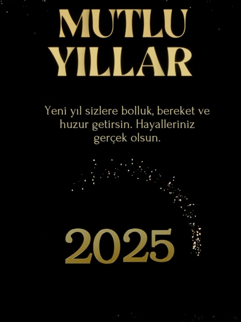 Yeni yıl sizLere sağlık mutluluk huzur dolu bir yıl getirsin inşallah herkese mutlu yıllar dilerim. #yeniyıl #happynewyear #2025 #mutluyıllar 