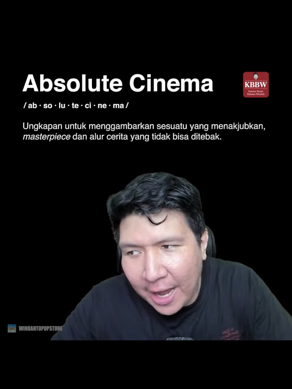 Absolute cinema 🤚😐✋ #windahbasudara #windahtopup 