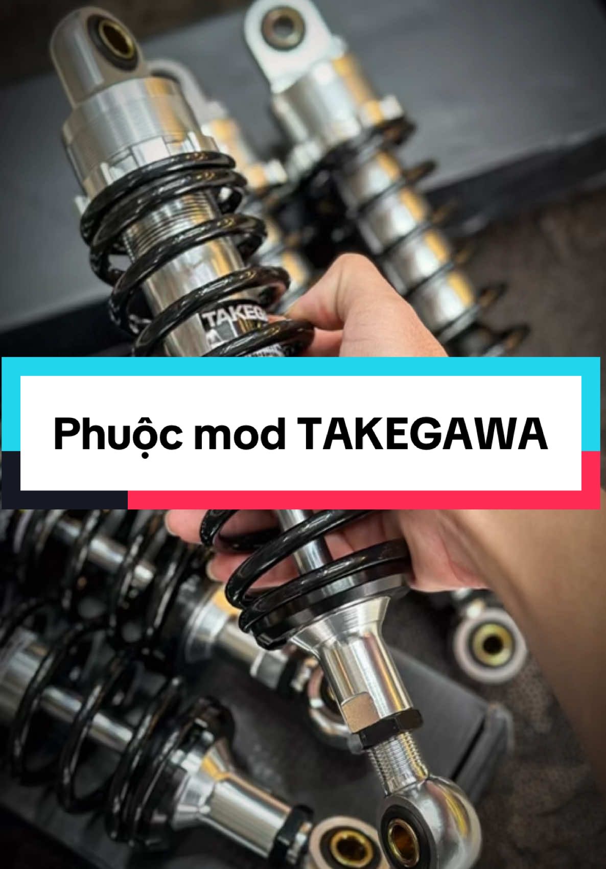 Phuộc mod TAKEGAWA 🖤 Tăng Chỉnh cao Thấp , Bảo Hành 6 Tháng 🔥#phuộcmod #phuộctakegawa #Siriusdokieng #xuhuongtiktok 