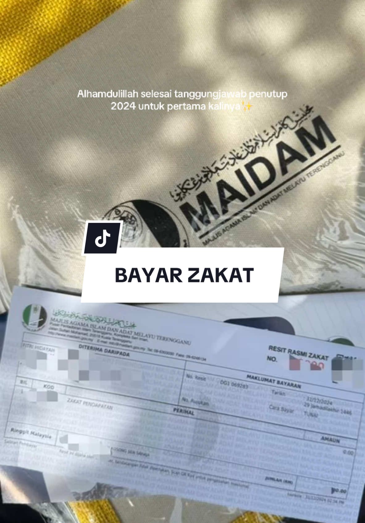 semoga tahun hadapan ada peluang untuk bayar zakat lagi #zakatpendapatan #fyp #affiliate 