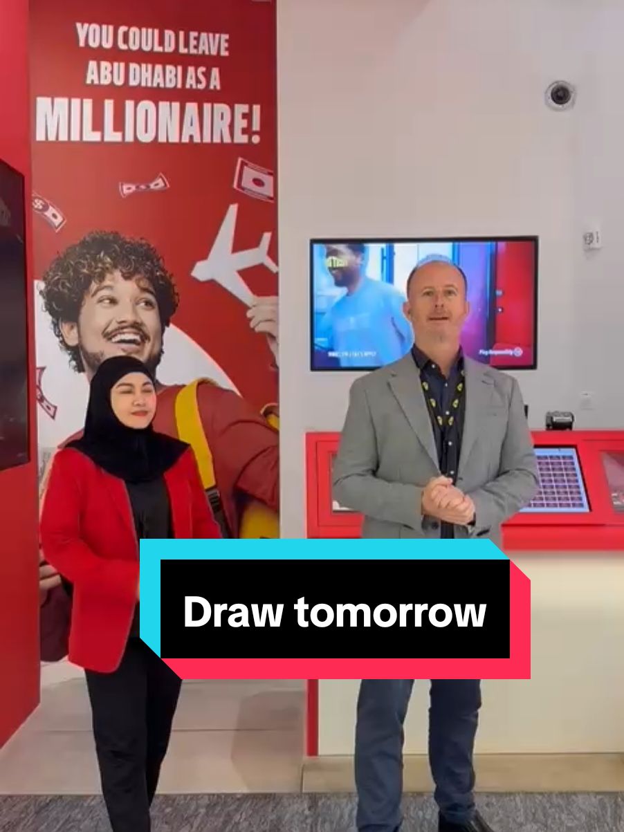 AED1MILLION electronic draw is tomorrow here on tiktok!#bigticket #abudhabi #bigticketlive #videooftheday #fyp #LIVE #winner 