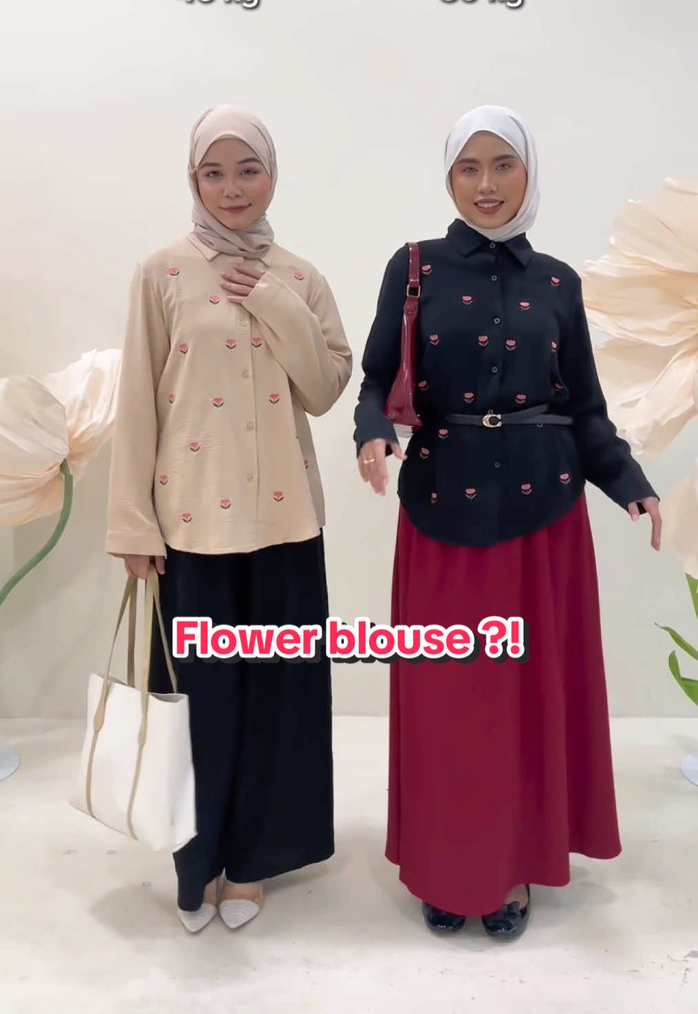 Both models are wearing free size 🌷  #OOTD #fyp #fypp #trending #racuntiktok #outfitideas #fyp #TikTokShop #zucca #zuccabutik #blousewanita #tiktoktainment #outfitinspo #TikTokFashion #malaysia #belisekarang #malaysiatiktok #jomsapotlokal #jomsupportlocal #sapotlokal #supportlokal #supportproduklokal #zuccalokalbrand #TikTokShopMY #JomLokal #kurungmoden #raya2025 #kurungcantik #kurung #kurungraya #kurungviral #bajuRaya #1212yearendsale #1212tiktokshopping #1212megasale #tiktokshop1212megasale 