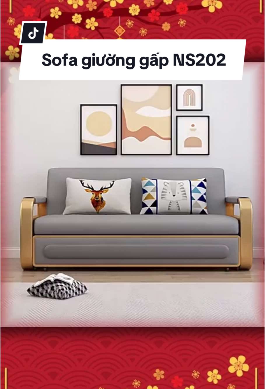 Giường Sofa gấp gọn NS-202 Khuyến mãi siêu cấp cuối năm. Lựa chọn số 1 cho không gian nhỏ. Sang trọng tiện ích và chất lượng là những gì bạn có thể thấy ở nó. #sofabed #sofagapgon #noithatthongminh_hn #sofada #giuongxepgapgonsofa #giuongsofagapgon #giuongsofagapgonthanhghe #giuonggapgondanang #noithatthongminh