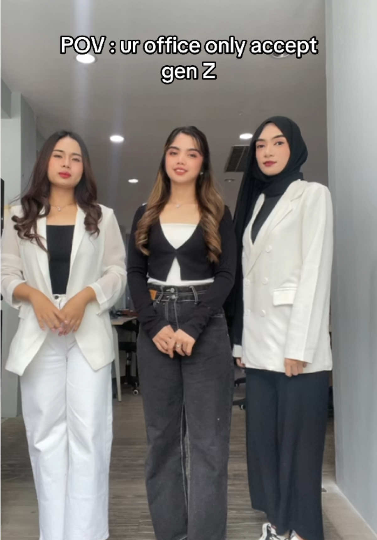 ginilah kalo kantor isinya anak gen Z#fashion 