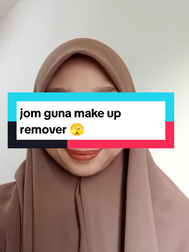 untuk yang kulit sensitive boleh cuba guna make up remover yang biru ni 🤗 #glad2glowmy #glad2glow 