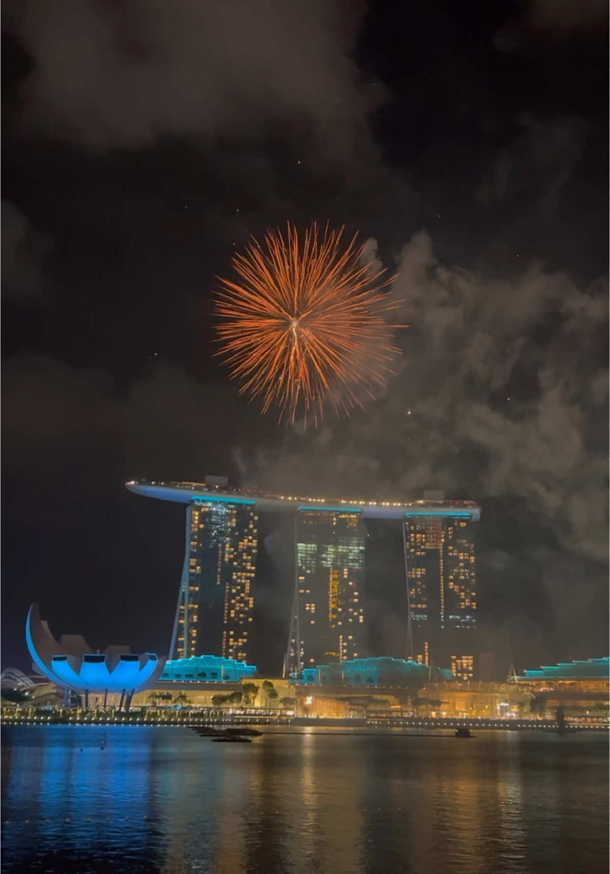 #happynewyear2025#singapore#marinabay #singaporefireworks #firework 