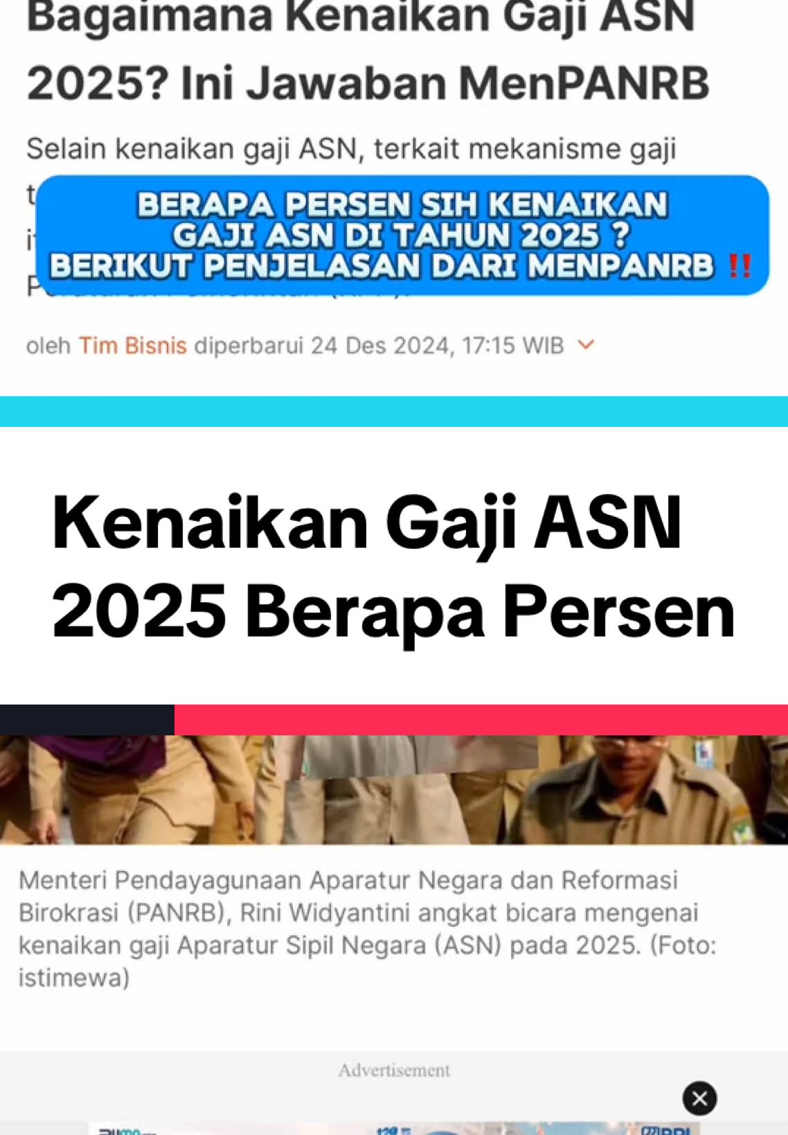 Kenaikan Gaji ASN 2025 Berapa Persen #kenaikangajiasn #gajiasn2025 #gajipns 