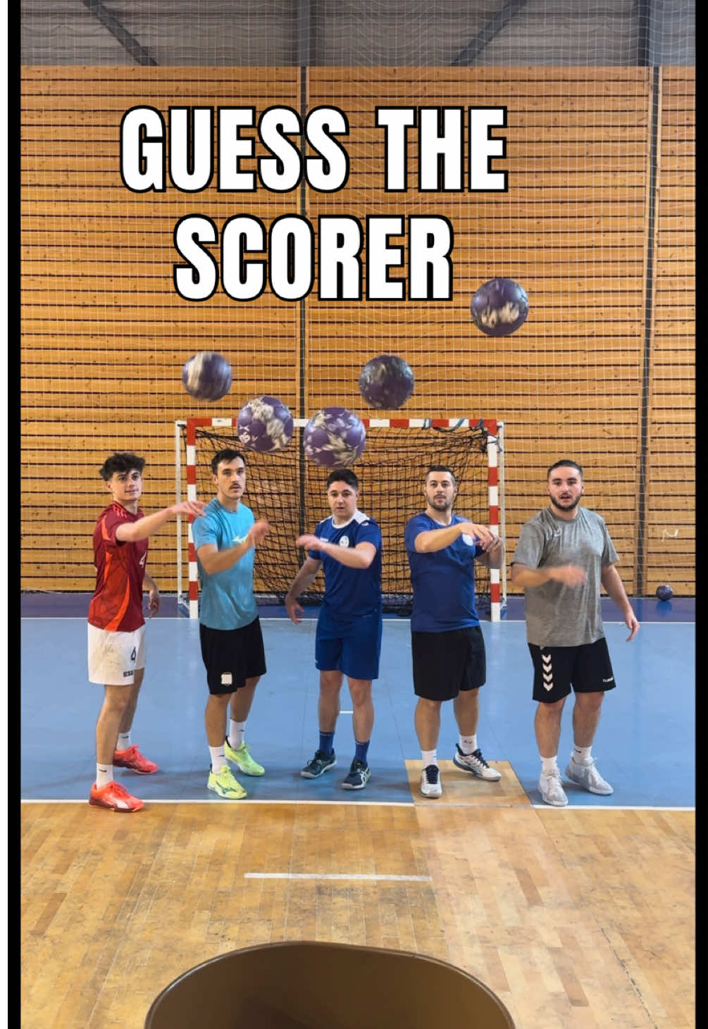 GUESS THE SCORER Who scores ? 👇🏼  #handball #fun  #CapCut 