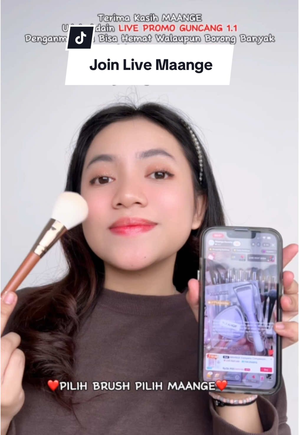 Join live maange banyak promo diskon menarik  #MAANGE #MAANGEbeauty #MAANGEtools #viral #pilihbrushpilihMAANGE #racuntiktok #makeup #recommendations #rekomen #maangebrush #brush #maangesetbrush #makeuptools #brushmakeup #makeupbrush  #promoguncang11 #promoguncangtokopedia #shoptokopedia