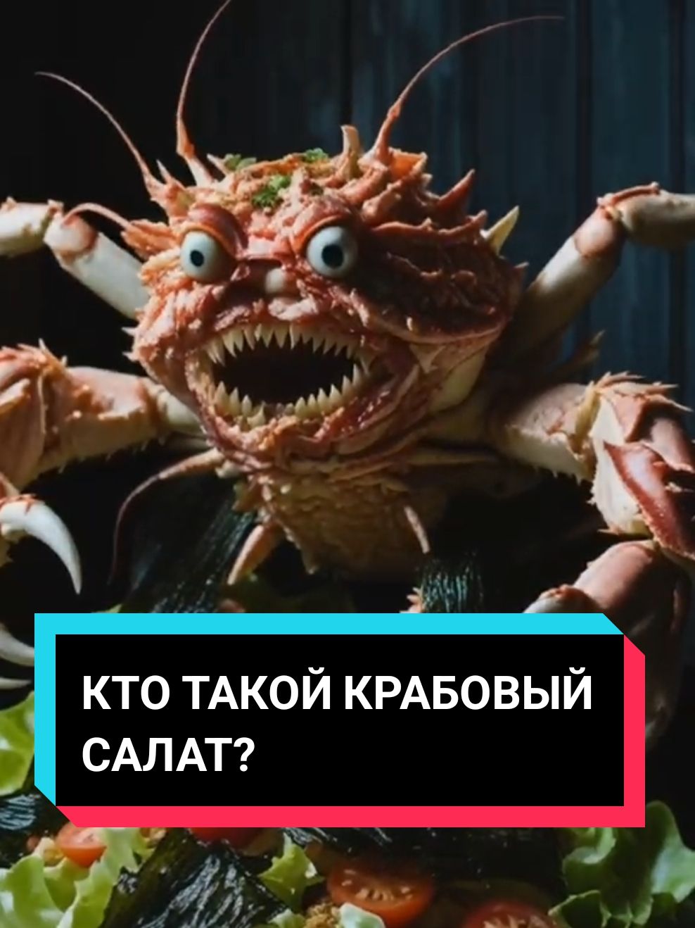 Кто такой крабовый салат?🤔#ктотакой #новыйгод 