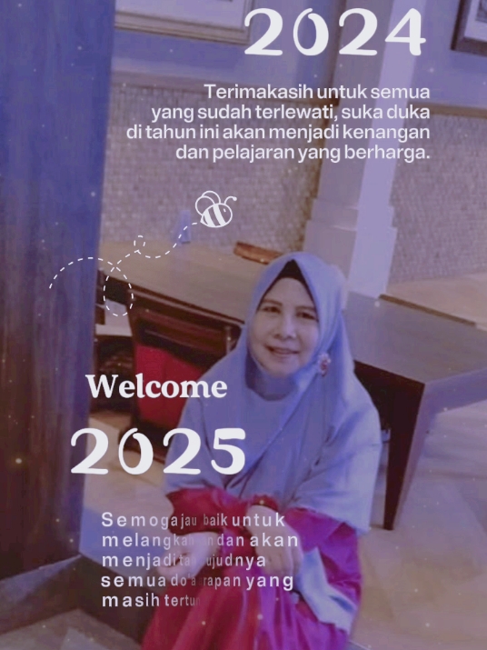 selamat thn baru 2025... smga segalanya lebih baik...🤲 #goodbye2024 #welcome2025 