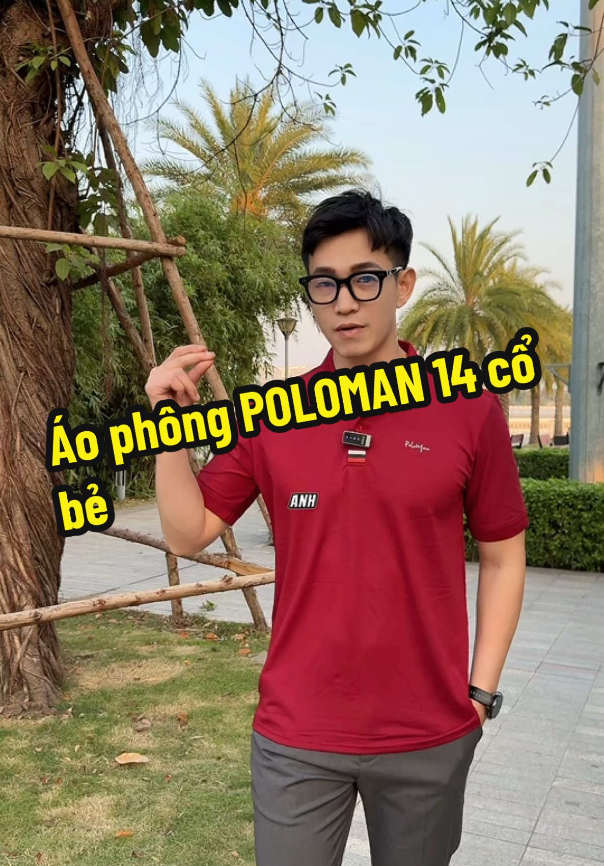 Áo phông POLOMAN 14 cổ bẻ#xuhuong #poloman #met8thudo 