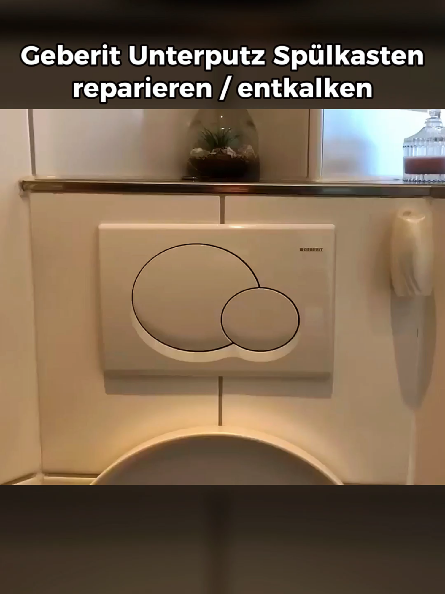 Geberit Spül-WC reparieren und reinigen #DIY #reparatur #haus #reparieren #geberit #geberitspülkasten