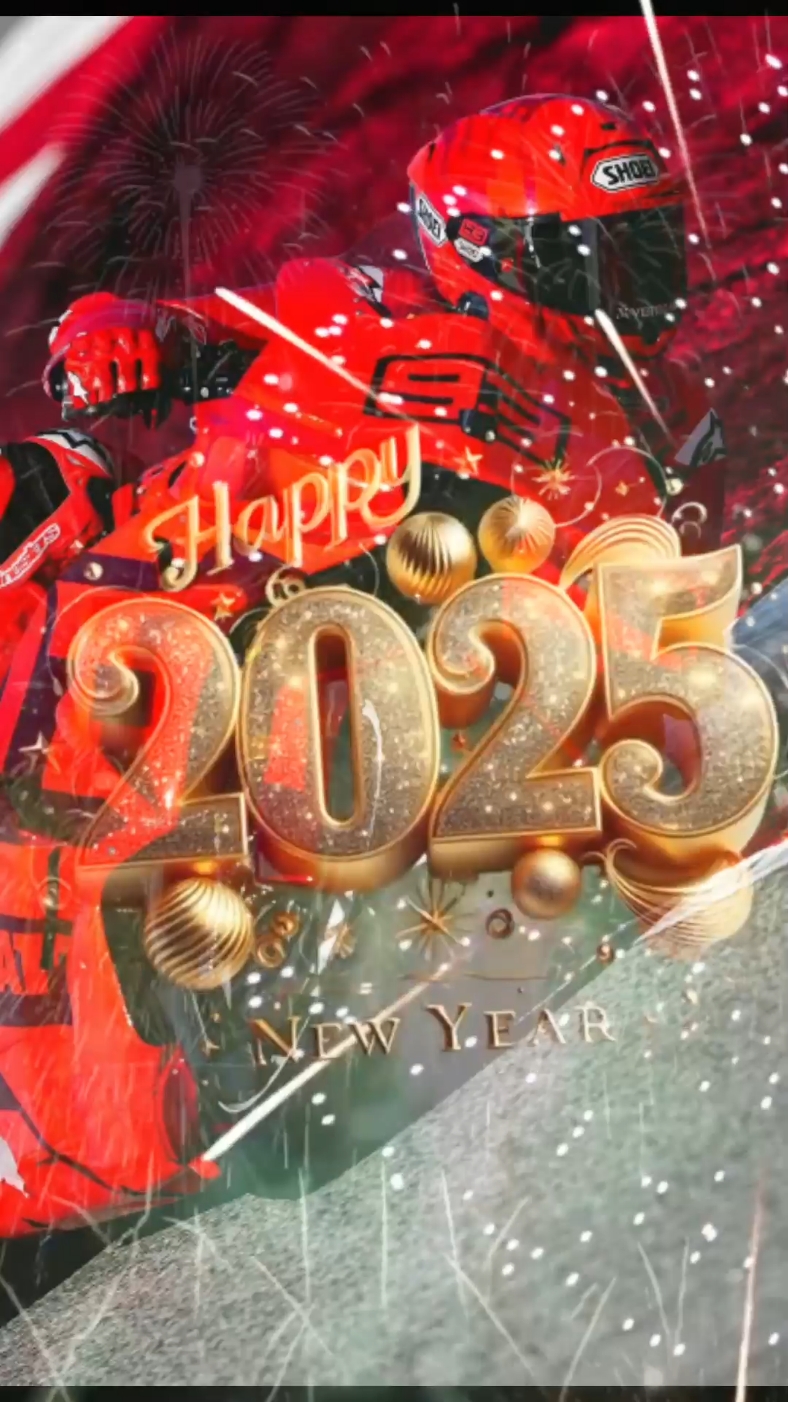 happy new year 2025😎 #marcmarquez #marcmarquez93 #weare93marc #mm93 #gresiniracing #ducaticorse #ducati 