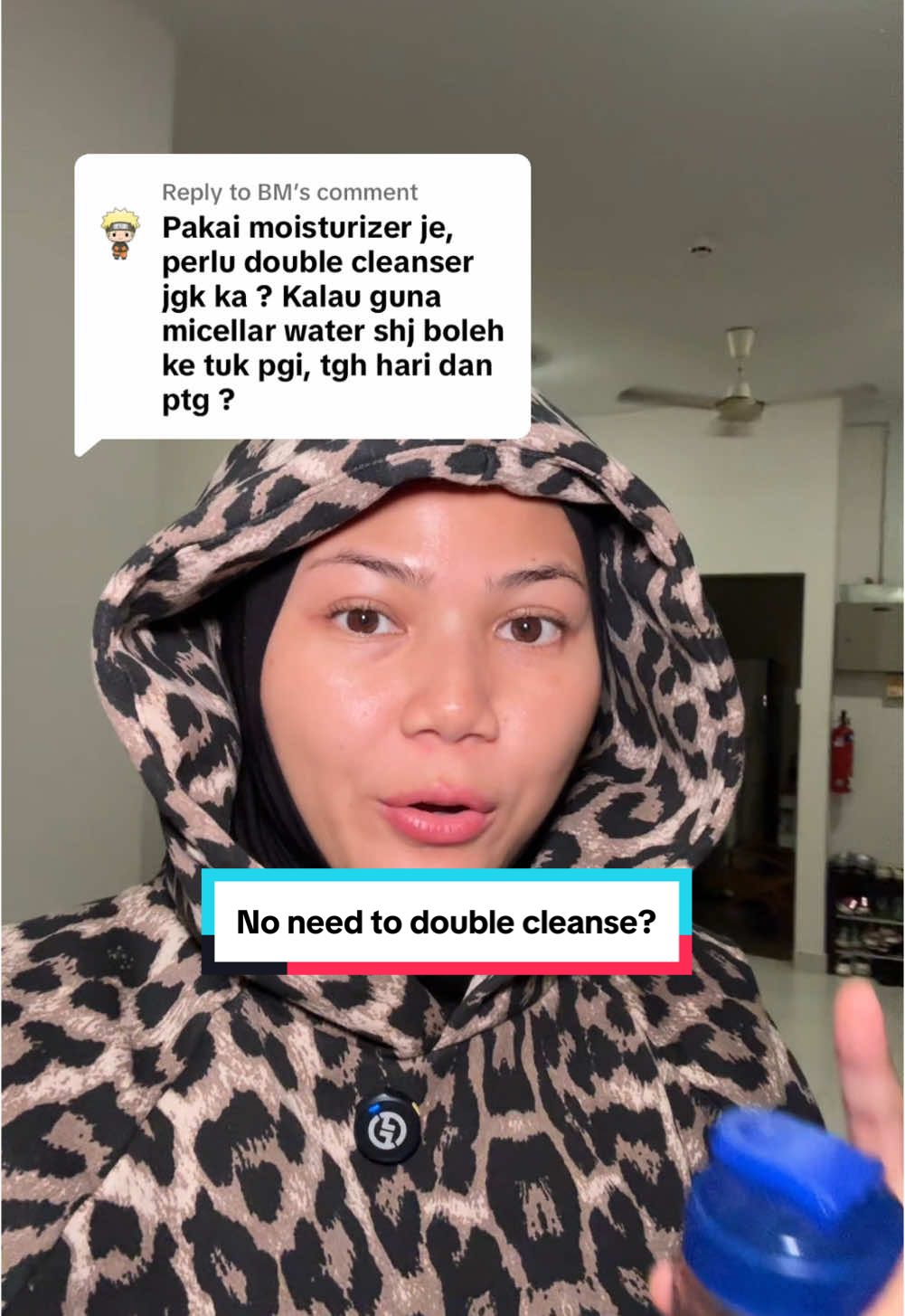 Replying to @BM simpan je micellar tu tau! Jangan membazir! Hehe #skincaretips #skincare #skincarehacks #doublecleanse 