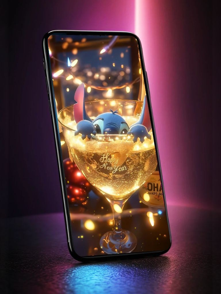 Happy New Year!!!🌸❤️🍸 Thanks for all the beautiful comments and support! 😘#livelockscreen #aiwallpaper #aiartwork #HDWallpaper #livewallpaper4k #4kwallpaper #WallpaperDesign #DigitalArt #WallpaperAddict #shorts #8kwallpaper #videoviral #fyp #CreativeAI #2024 #2025 #stitch #4kwallpapers #ohana