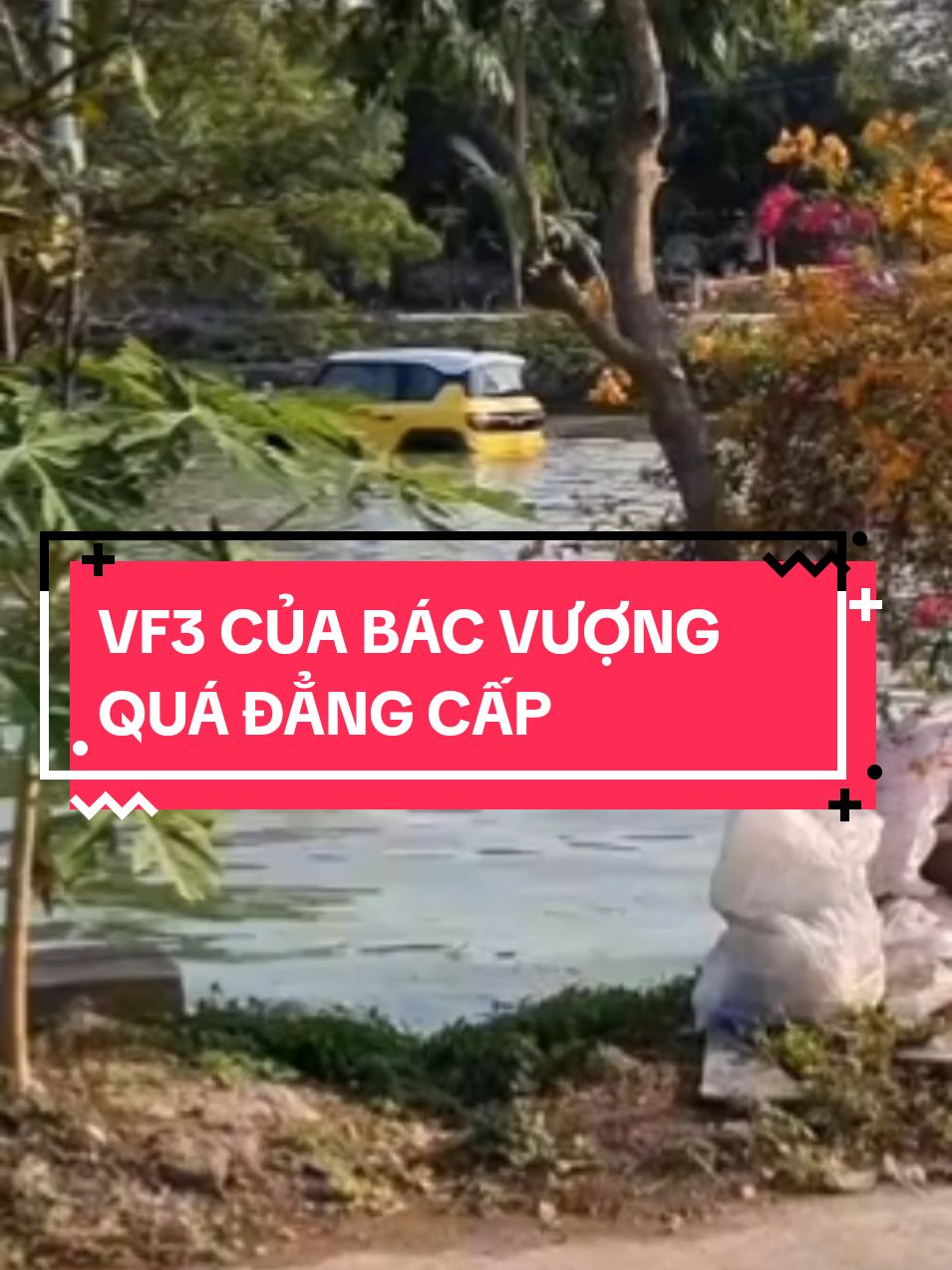 xe VF3 rơi xuống hồ nhưng vẫn thần thái#vf3 #xevinfast 