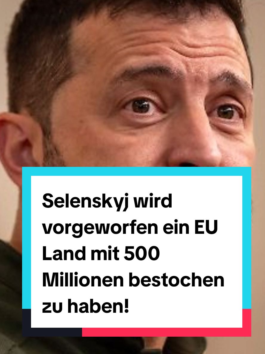 Selenskyj wird vorgeworfen ein EU Land mit 500 Millionen bestochen zu haben! #selensky #selenskyj #ukrain #ukraine🇺🇦 #ukrainevsrussia #russiavsukraine #europa #eu #europe #deutschland #deutschland🇩🇪 #nachrichten #nachrichtenausallerwelt #aktuell #aktuellenachrichten #aktuellenews #news #breakingnews #newsblick #fyp #viral #fy 