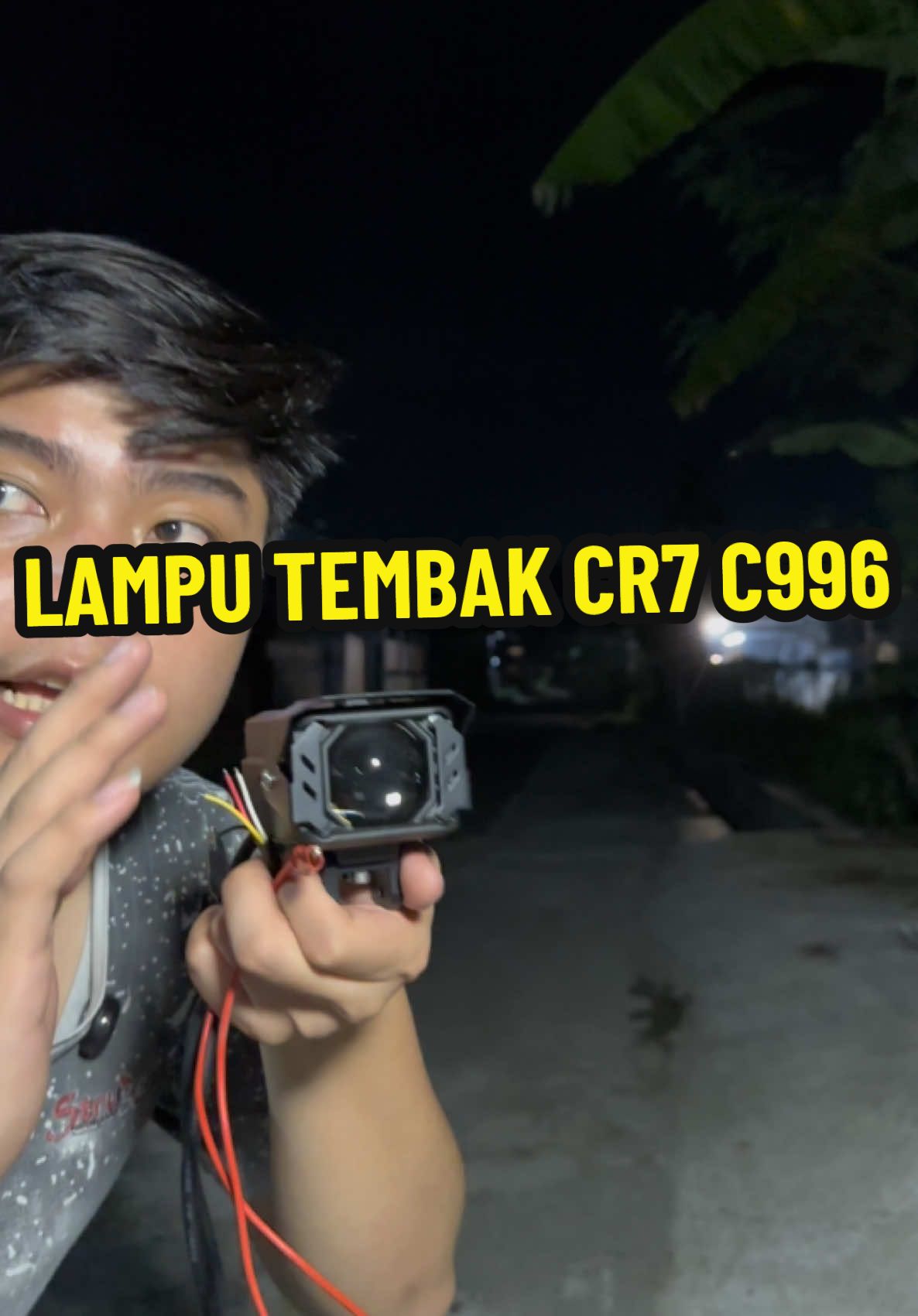 Lamou tembak cahaya biled cr7 C996 anti air cahaya keren guys  Cahaya biled tapi dalam bentuk lampu tembak  #lamputembak #lamputembakcr7 #lamputembakcr7c996 