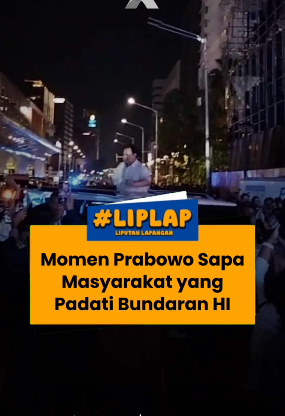 Momen Presiden Prabowo menyapa masyarakat yang menunggu pergantian tahun di Bundaran HI, Jakarta, Selasa (31/12/2024). Sebagai informasi, acara malam tahun baru 2025 di Bundaran HI turut dimeriahkan dengan berbagai macam kegiatan. Mulai dari panggung hiburan hingga pertunjukan drone dan lain-lain. 🎥: Akurat.co/Nuzulul Karamah. #viral #prabowo #presidenprabowo #bundaranhi #tahunbaru2025 #akuratco