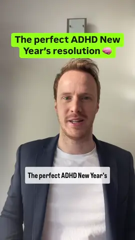 The perfect ADHD New Year’s resolution 💚 #adhd 