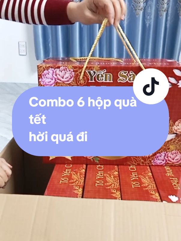 Combo 6 hộp quà tết rẻ nha #anvat #douong #yen #yenhu #yenchung #quatet #tet2025 #huongdaytt 