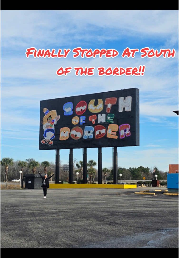 Only been waiting like 30 years to stop at South Of the Border! It does not disappoint! #travel #southoftheborder #roadtrip #traveltiktok #bucketlist #fyp