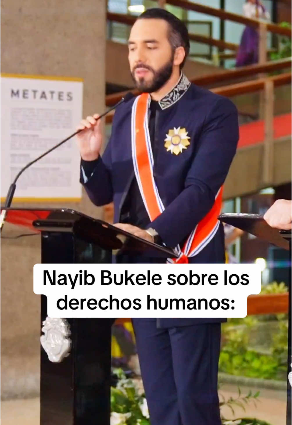 Nayib Bukele sobre los derechos humanos: #nayibbukele #bukele #elsalvador #elsalvador🇸🇻 