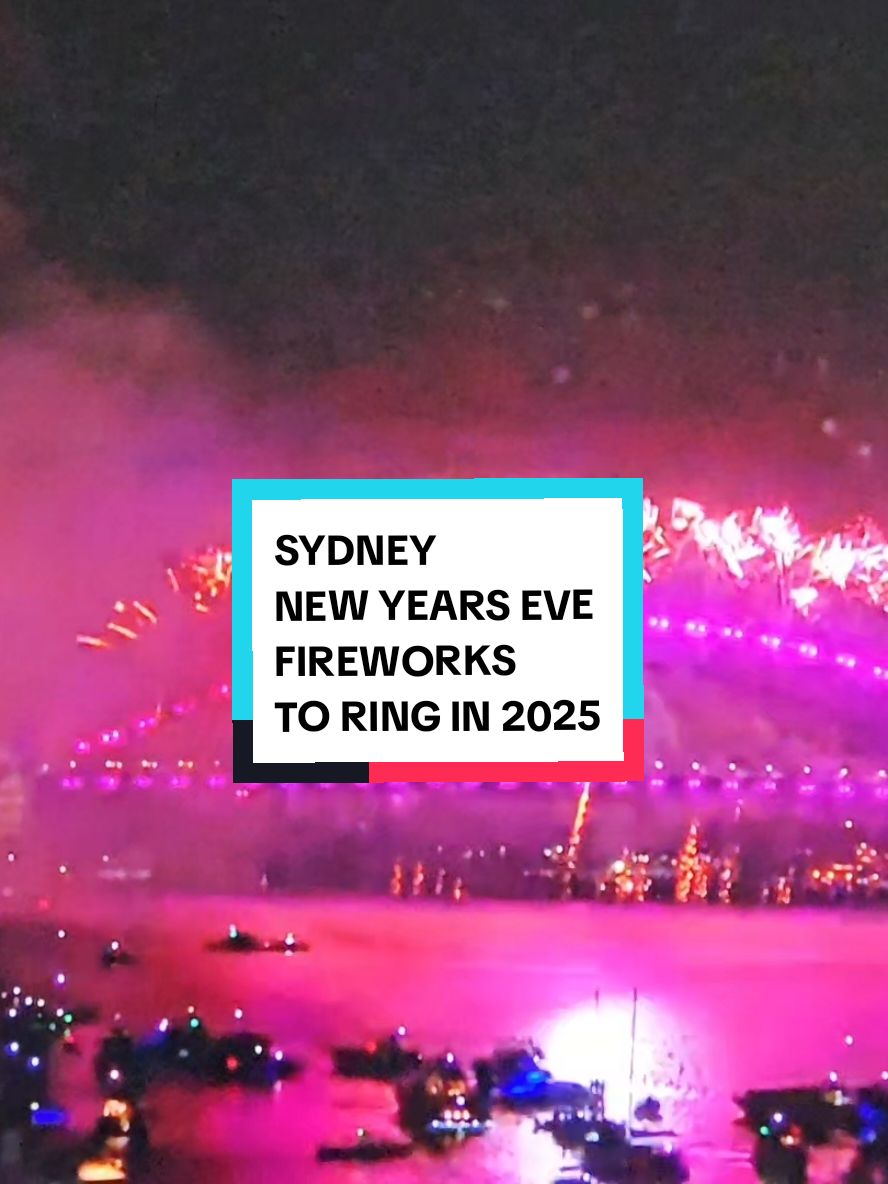 Happy NEW Year, everyone! #newyearseve #sydneyfireworks #sydneyharbourbridge #downunder  #newyear2025 #happynewyear #Australia #sydneynyefireworks 