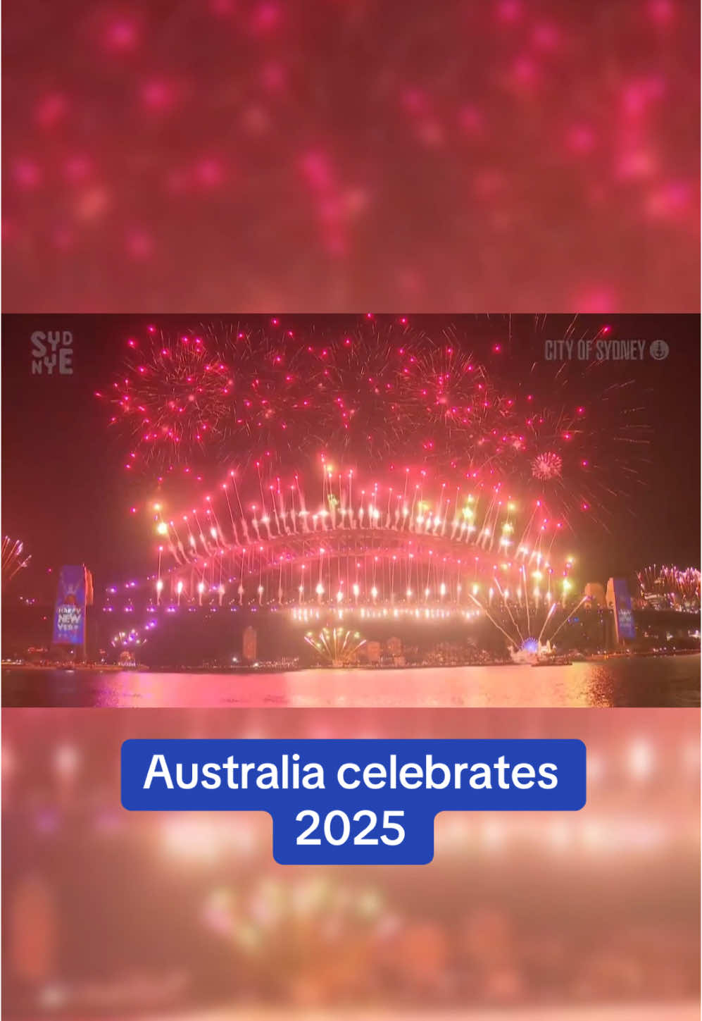 Australia bringing in the new year with a dramatic fireworks display in Sydney.  Read more on DailyMail.com #nye #newyear #australia #sydney #2025 