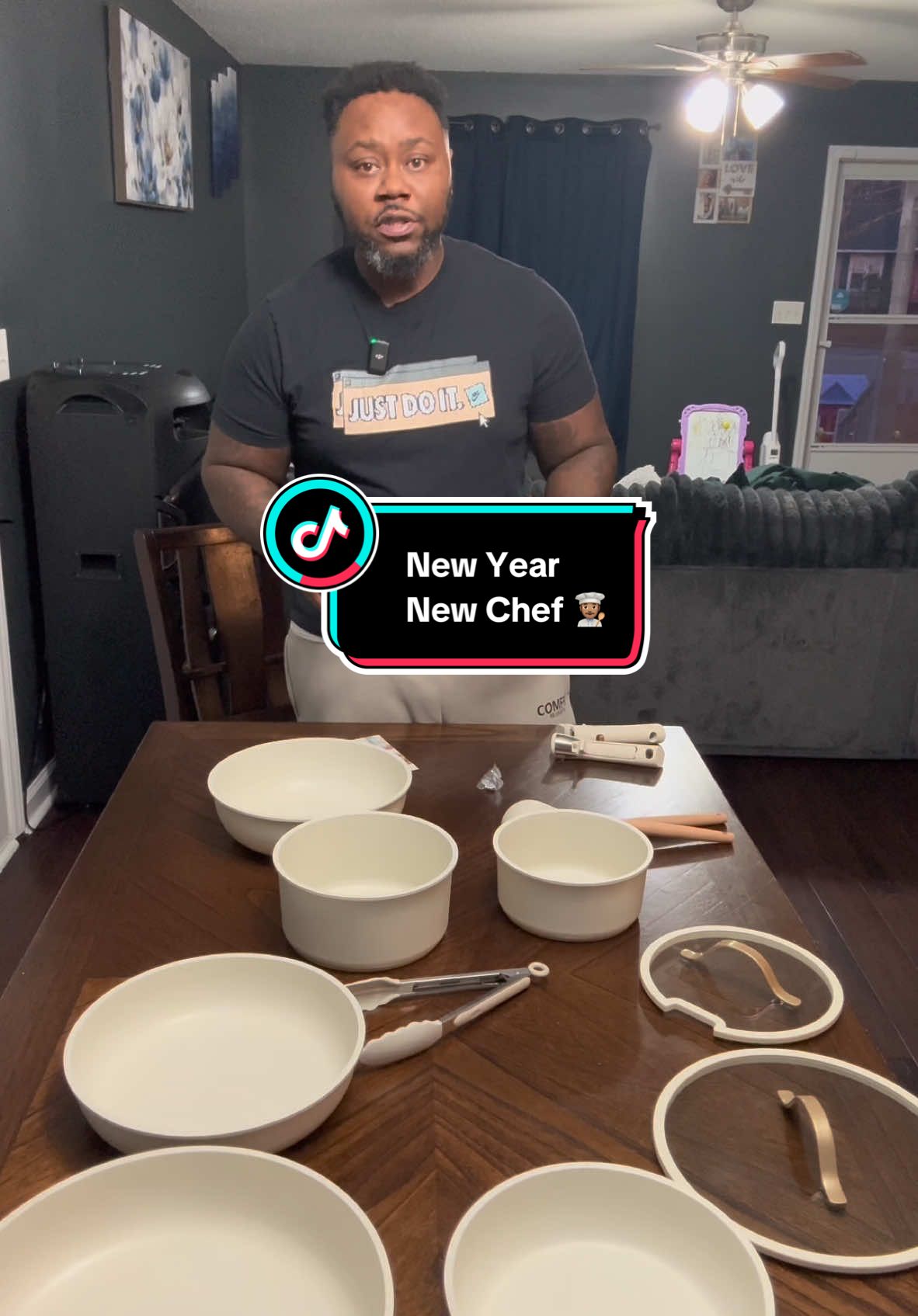 New years new pots and pans #fyp #newtotiktok #newyearsresolution #chef 