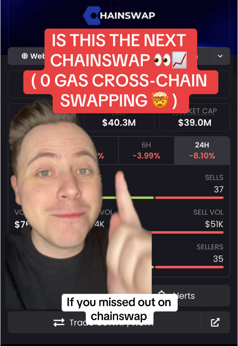 The next Chainswap? Early and before the masses know about it 👀🤝🔎🧠 AD #crypto #investing #cryptocurrency 