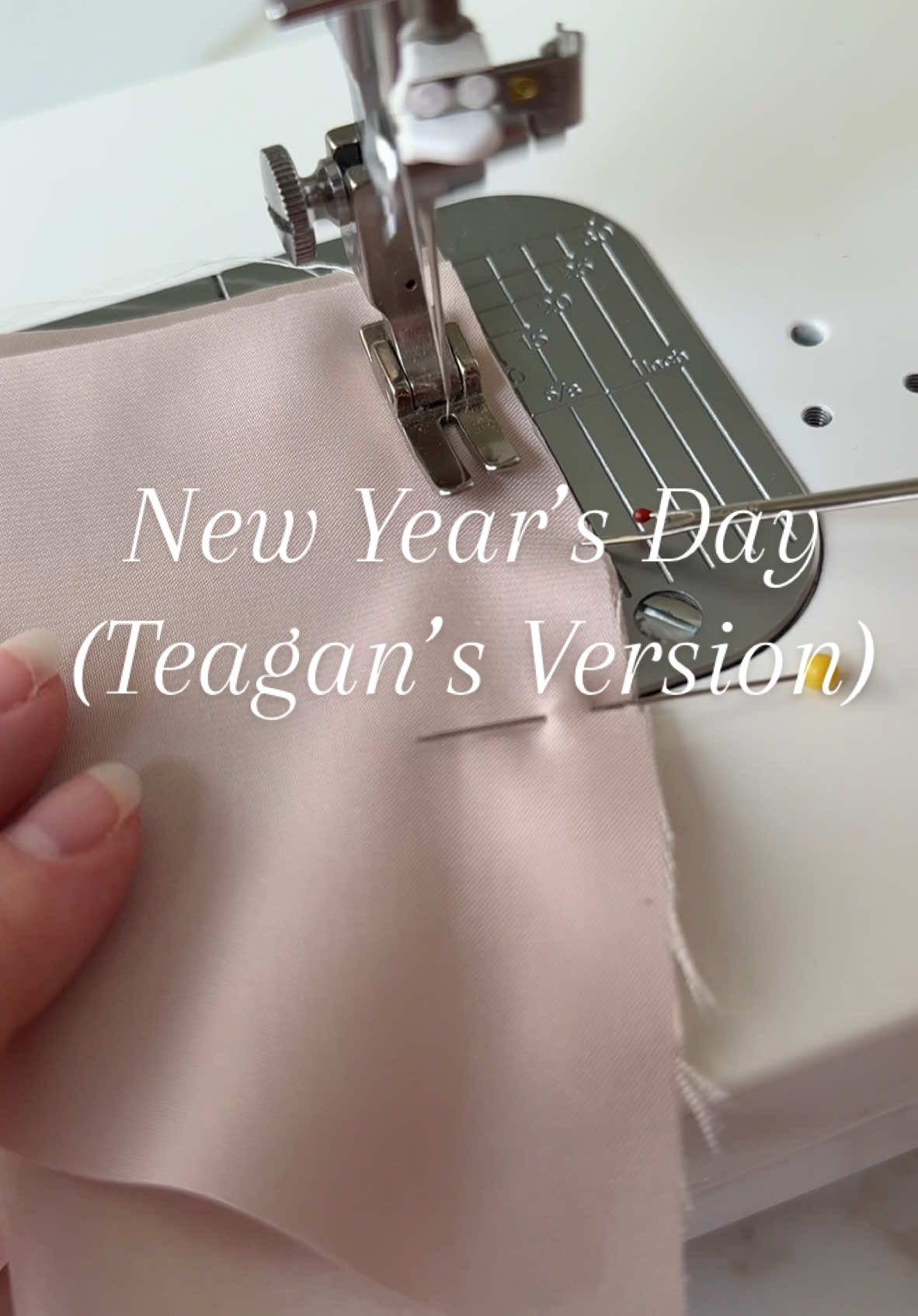 Happy New Year 🥂! Make a New Year’s Day (Teagan’s Version) dress with me. Let’s manifest Rep TV #2025 by using a champagne satin fabric to create a bow bodice mini party dress. Using my favourite technique of draping with calico on the dress form to create a pattern, and using hand sewing to secure any gathered details. #teaganjacobs #fashiontok #sewtok #makeadresswithme #creatorsearchinsights #fashiondesigner #sewing 