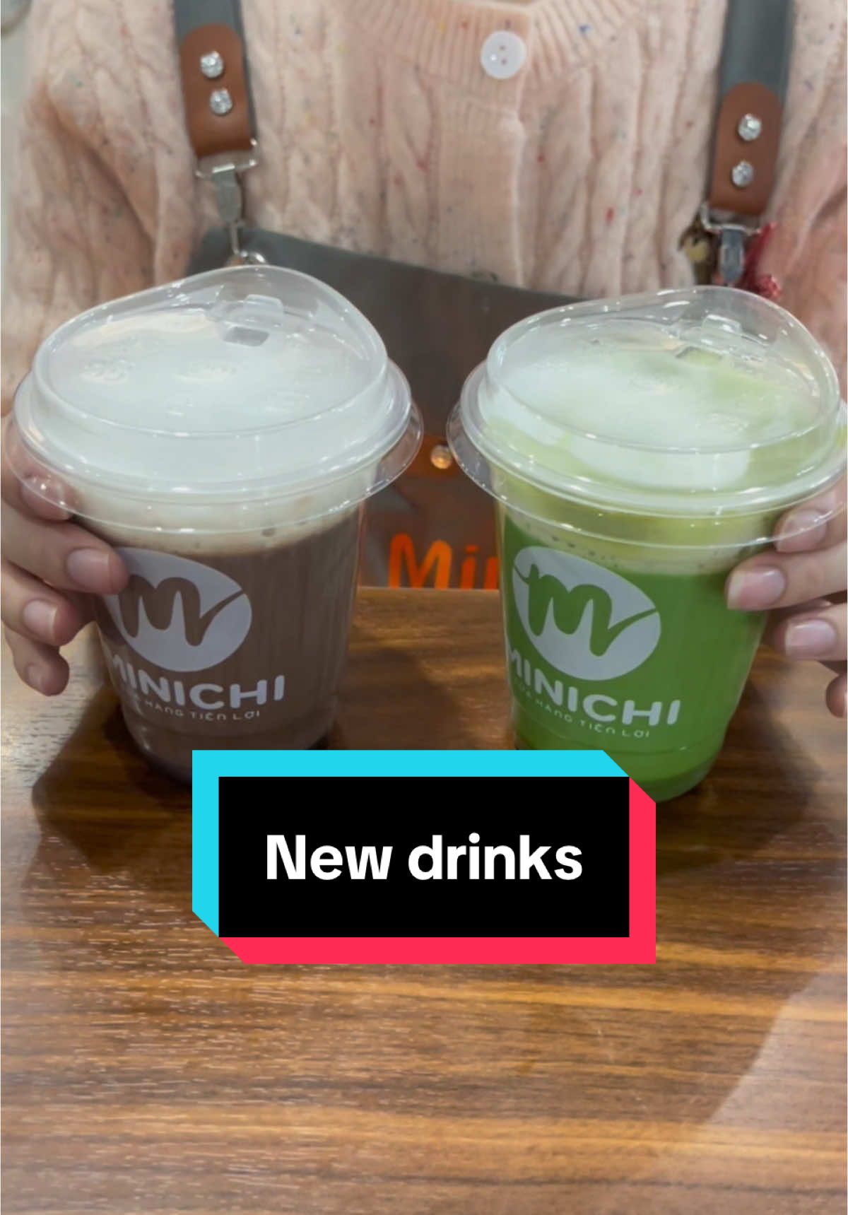 Món mới món mới, bạn đã thử chưaa...? 🥤Matcha kem cheese(hot) 🥤Hot chocolate #xuhuong #capcut #minichi #fypシ #foryou #newdrink 