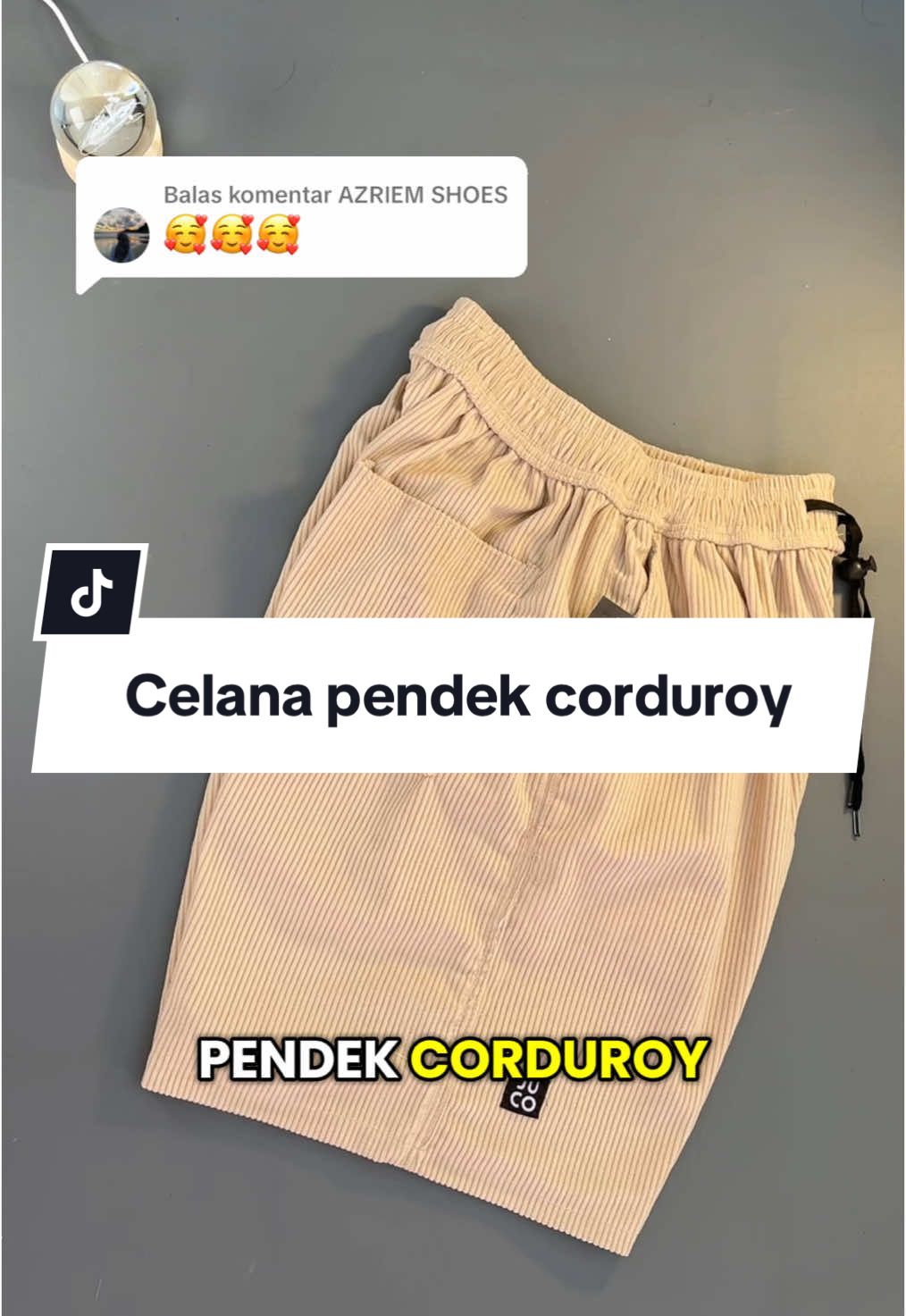 Membalas @AZRIEM SHOES celana pendek corduroy 100ribuan dapat 3pcs buruan di order #rekomendasicelanapendek #rekomendasicelana #celanapendeksantai #celanacorduroymurah #celanacorduroy #gebyarbelanjadesember #cuantanpabatas #wibgajian #lagimurah #belilokal #lagiviral #fypシ゚ #fypage #celanapendek #celanasantai #celanadistro #celanacorduroy #ComproDoPequeno 