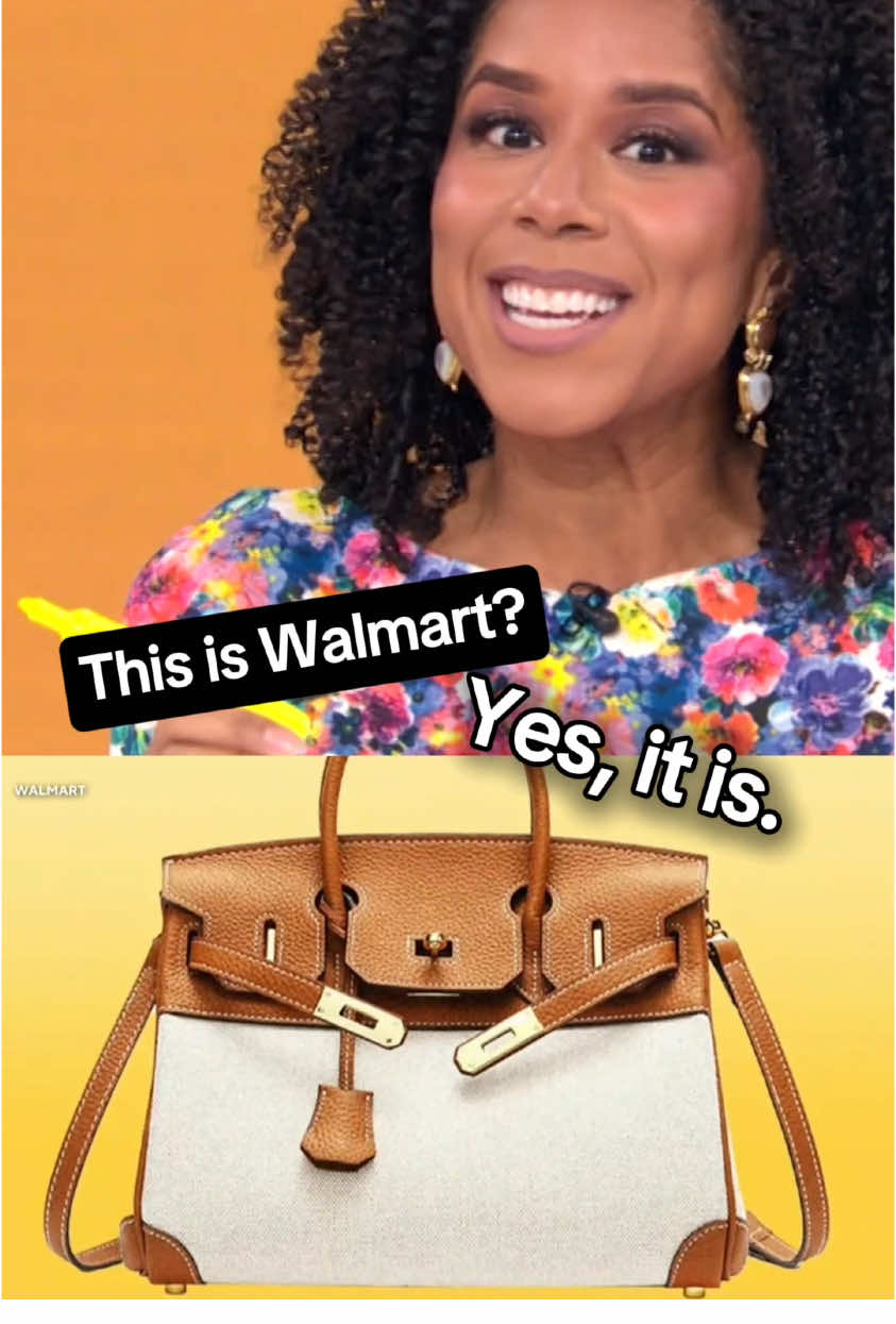 Walmart is making waves for offering an apparent lookalike of the coveted Hermès Birkin bag — typically priced at $10,000 and up — for under $100. 👜 #birkin #walmart #bag #hermes 