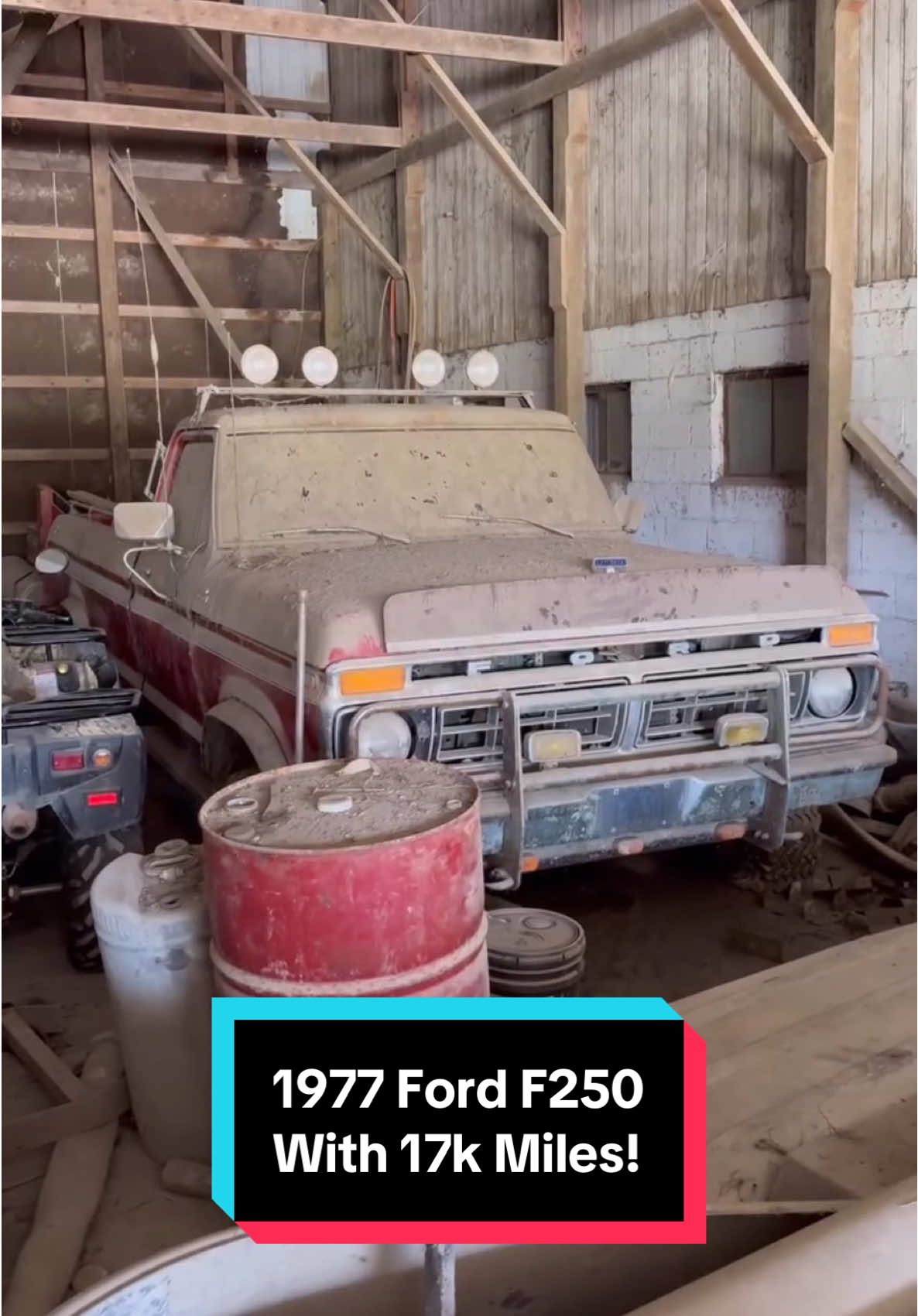 1977 Ford F250 ABANDONED With 17,000 Miles! #wddetailing #detailing #carwash #carcleaning #satisfying #satisfyingvideos #barnfind #fyp #abandoned #cardetailing #pressurewashing #asmr #trend #trending 