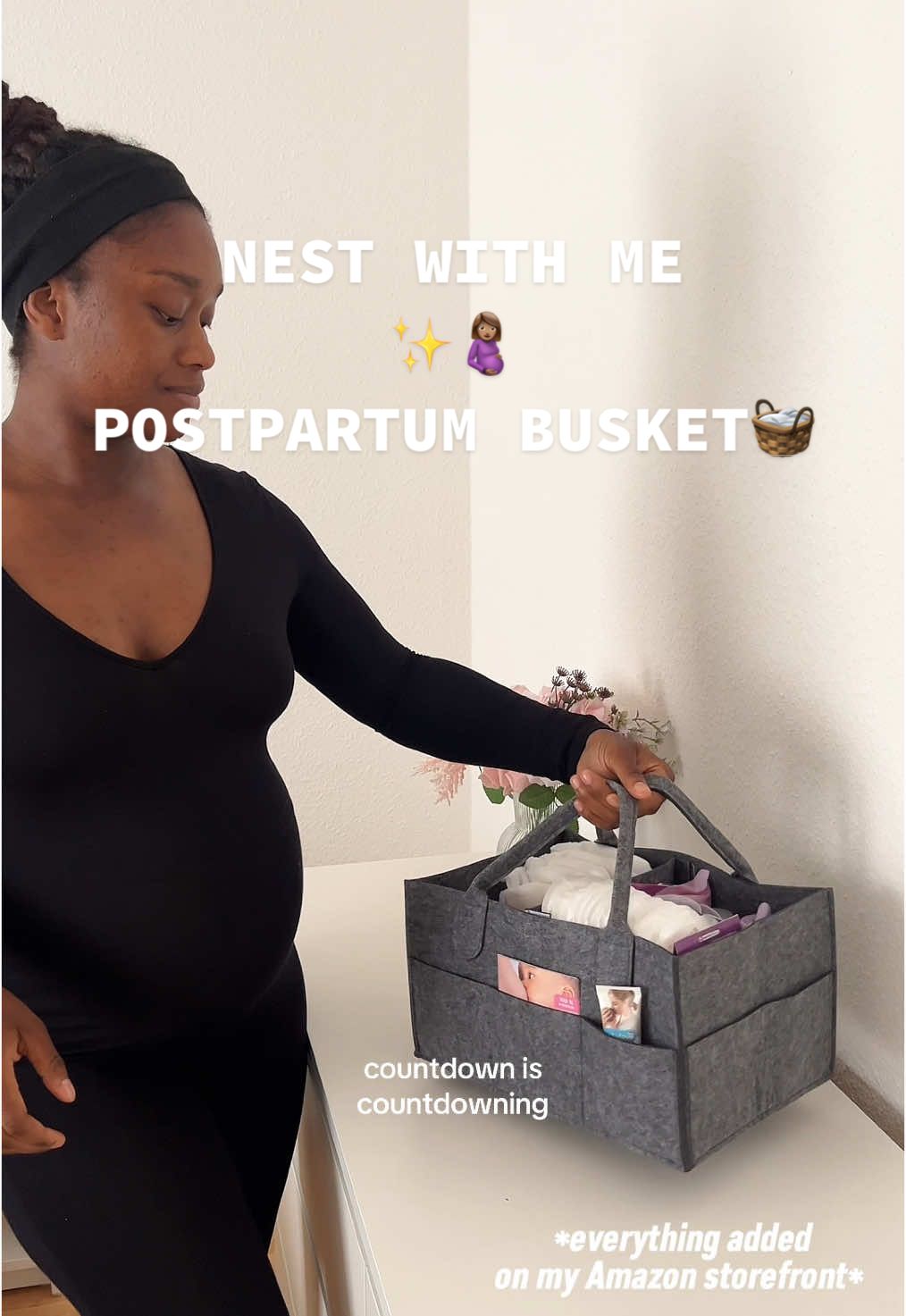 Postpartum sounds so scary but I somehow feel prepared now🥲  Did you have such a basket?✨ #postpartumbasket #postpartumcare #pregnancy #momtok #nesting #winnerzember24 