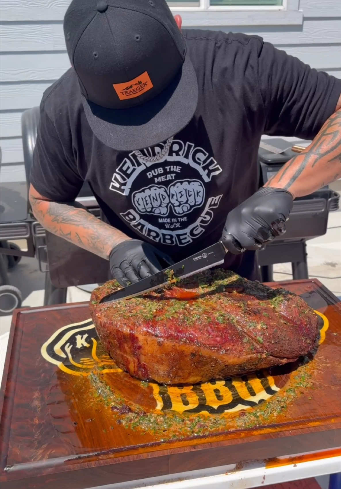 2024 brought you all the Ol 456’er🥩 This 28 pound steak hit another level of viral.  I had several super viral videos this year but my final post for 2024 with be this beauty.  Appreciate all the support here on @TikTok from supporters to trolls.  You all make it go viral.  Lots to come in 2025.  See you all next year! #traegergrills #kendrickbbq #2024 #2025 #newyear #bbq #steakdinner 