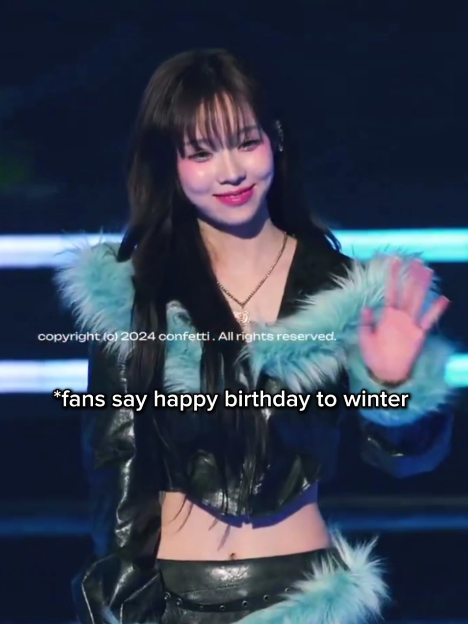 happy birthday winter, our cutiee baby and my lovely bear. you did well today thankyou for this year. please be healthy always, lets make beautiful moment next year #winter #aespa 