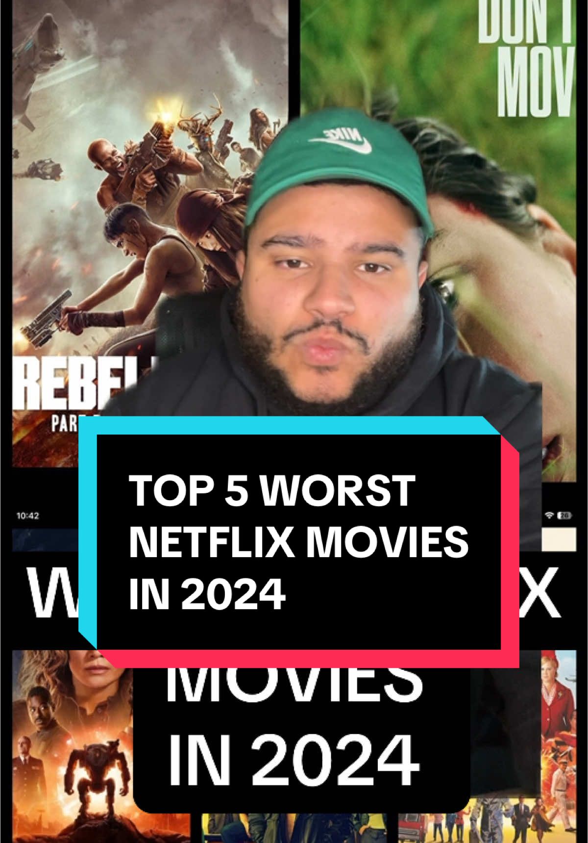 Netflix put out some truly awful movies this year. Here’s what I think the five worst movies they released this year are! #netflix #netflixrecommendation #top5 #movietok #filmtok #rebelmoon 