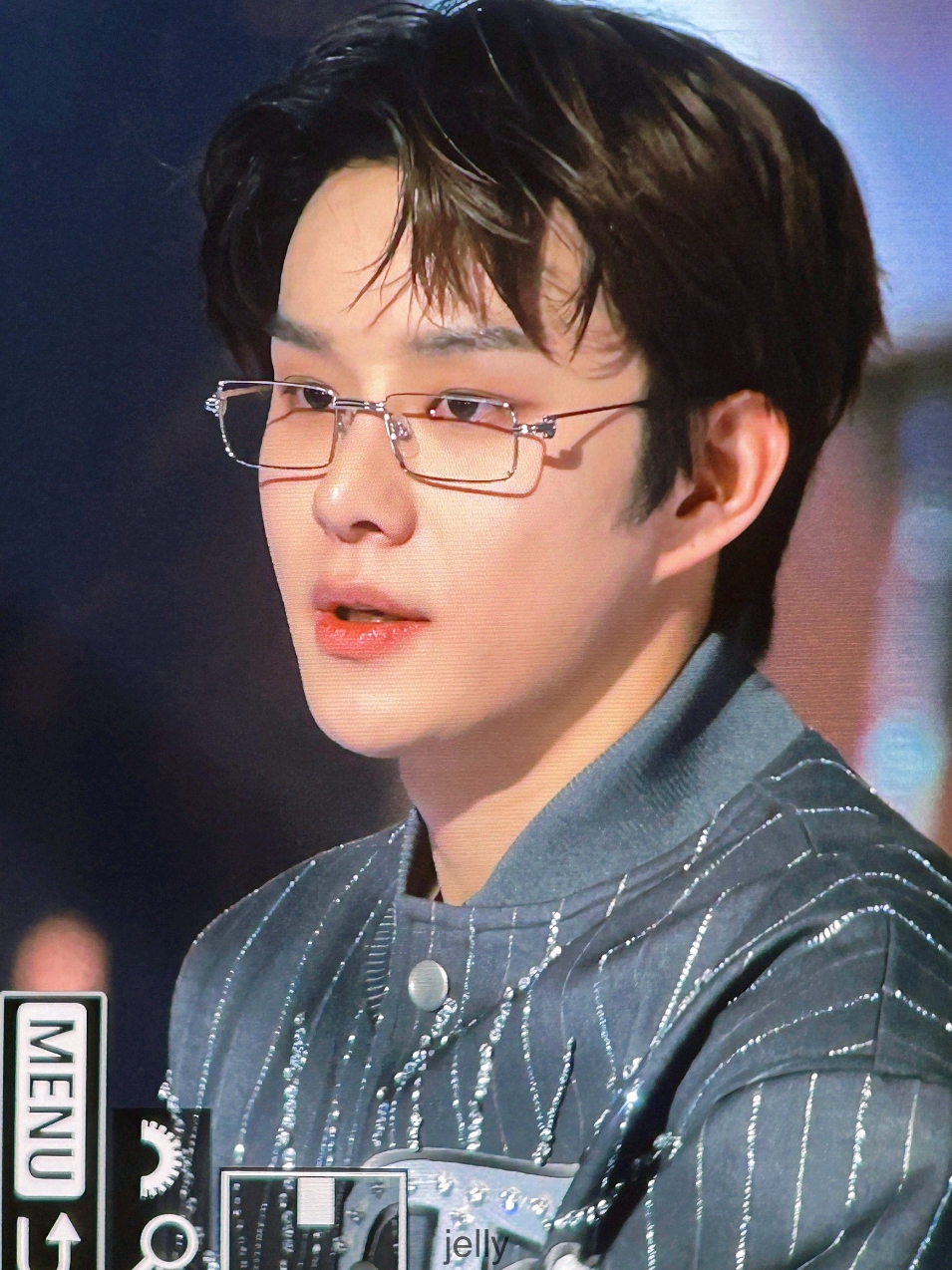 Preview Jungwoo with forehead and glasses 🥵🥵🥵 #kimjungwoo #jungwoo #nct127 #nct  cr on video