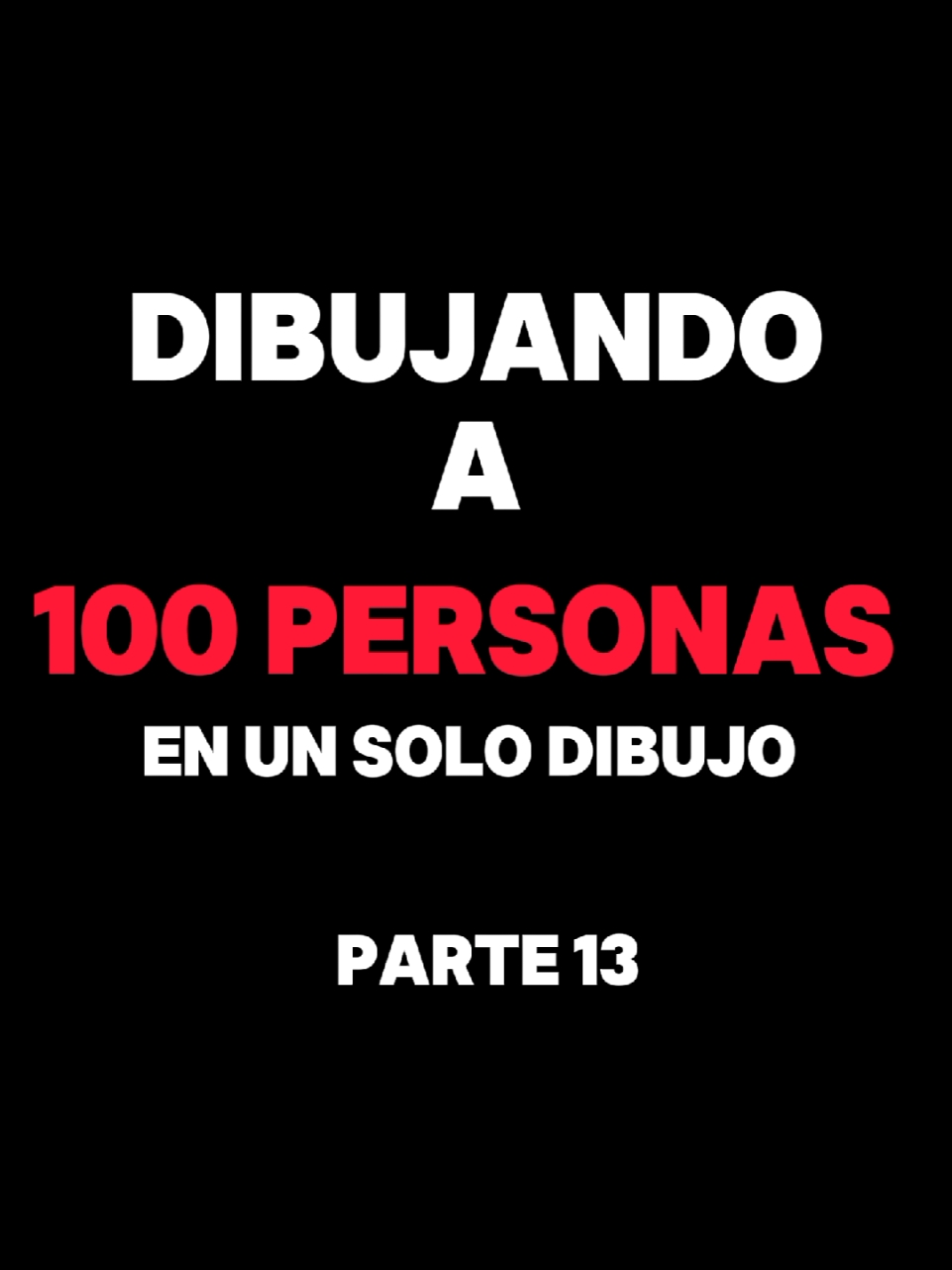 DIBUJANDO A 100 PERSONAS EN UN SOLO DIBUJO PARTE NUMERO 13 ♥️ #ricardounivers #ilustracion #dibujo #anime #reto #entretenimiento #fyp #parati @chikiporyus 