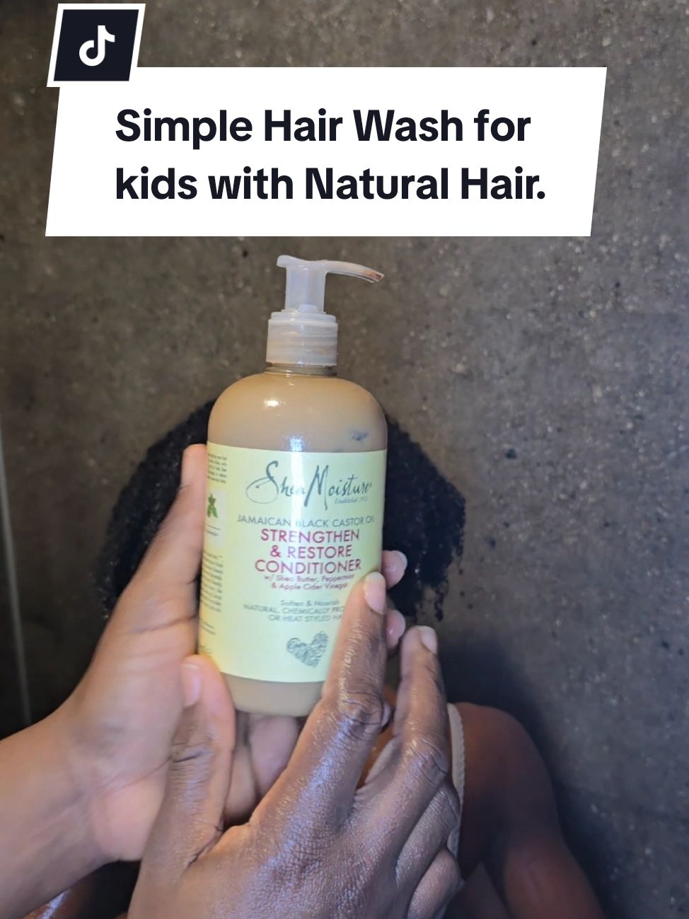 Simple Washday Routine for kids with natural hair. #washdayroutine #naturalhair  #4chaircare #curlyhairroutine  #creatorsearchinsights #coilyhair #blackhair 