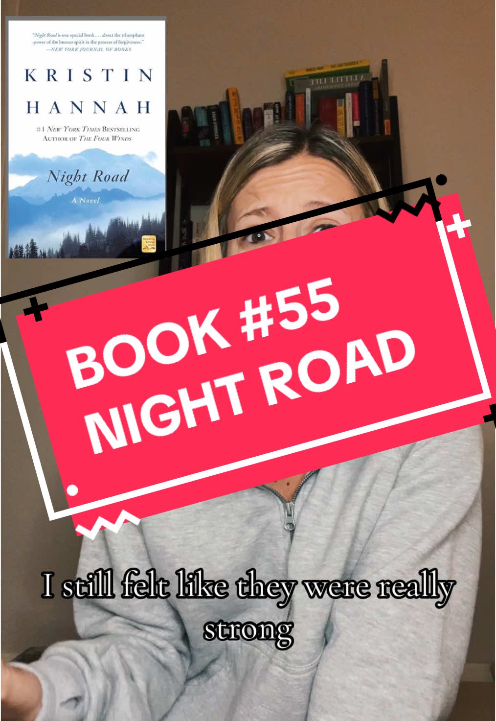 Book #55 was an older one by Kristin Hannah! As always with her books this one was a heartbreaker!! 💔😭📖📚 #reading #BookTok #books #2024readingchallenge #kristinhannah #kristinhannahbooks #kristinhannahnightroad #nightroadkristinhannah #nightroad 